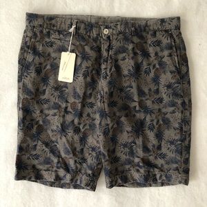 Printed twill short/ Italian brand